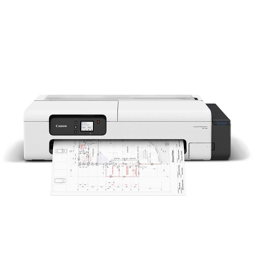 Impressora Plotter Canon TC-20, Colorida, USB, Ethernet, Bivolt, Branco - 5815C008AA