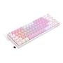 Teclado Mecânico Gamer Redragon Castor, RGB, Switch Blue, ABNT2, Rosa e Branco - K631PW-RGB (PT-BLUE)