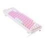 Teclado Mecânico Gamer Redragon Castor, RGB, Switch Blue, ABNT2, Rosa e Branco - K631PW-RGB (PT-BLUE)