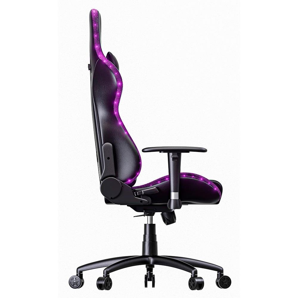 Cadeira Gamer Rise Mode Z6, Ângulo Ajustável, Braço 2D, ARGB, Preto - RM-CG-06-BK-RGB - view 12