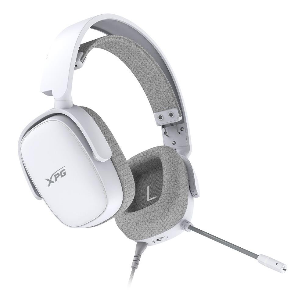Headset Gamer XPG PRECOG S, Drivers 50mm, P3, Branco - PRECOG S-WHCWW