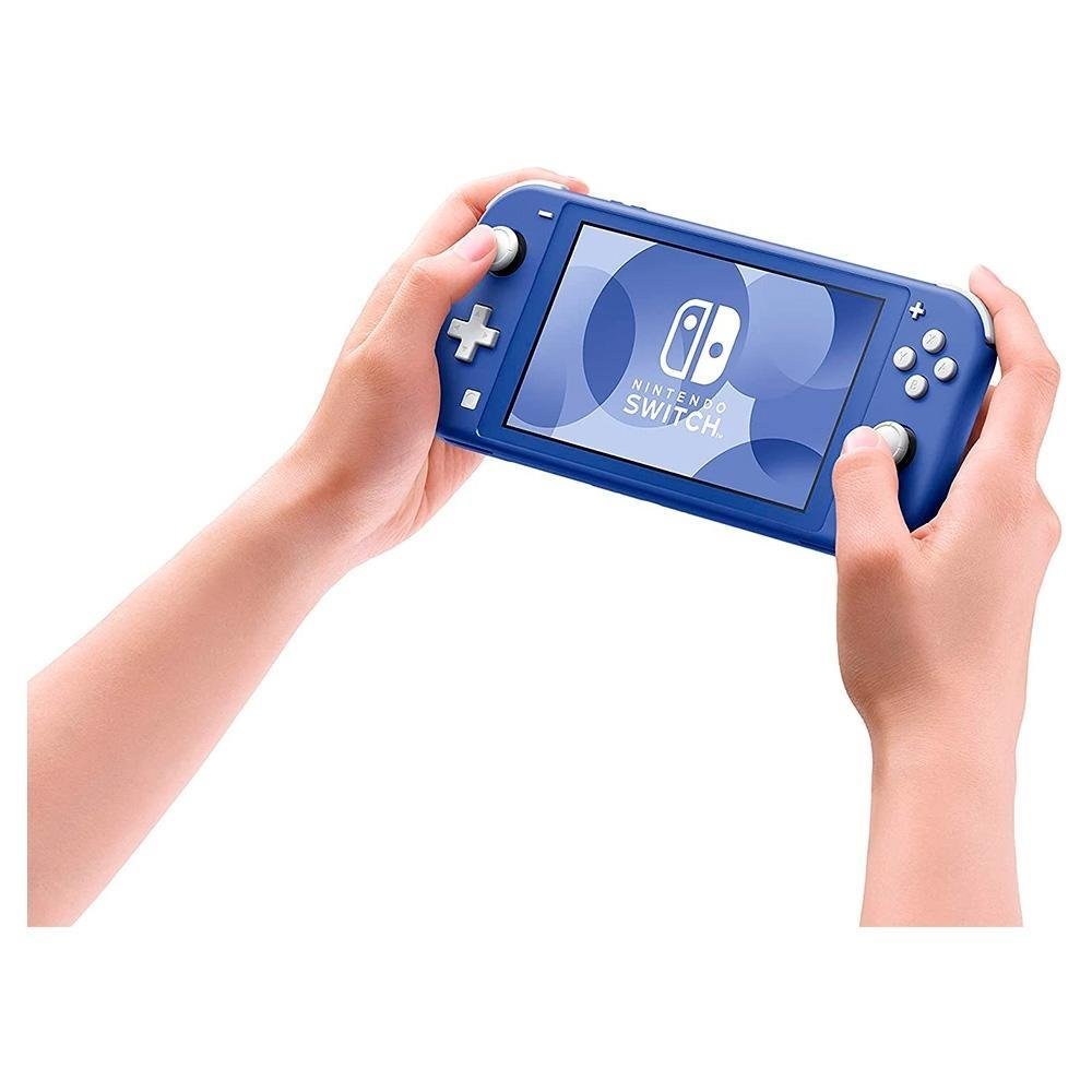 Kit Nintendo Switch Lite Azul + Gift Card R$250 |