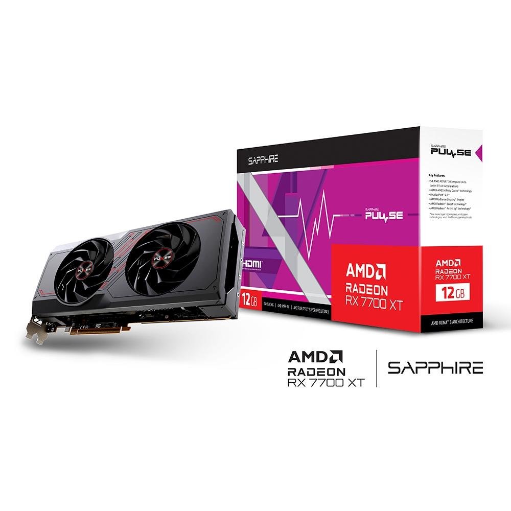 Placa de Vídeo RX 7700 XT GAMING | KaBuM!