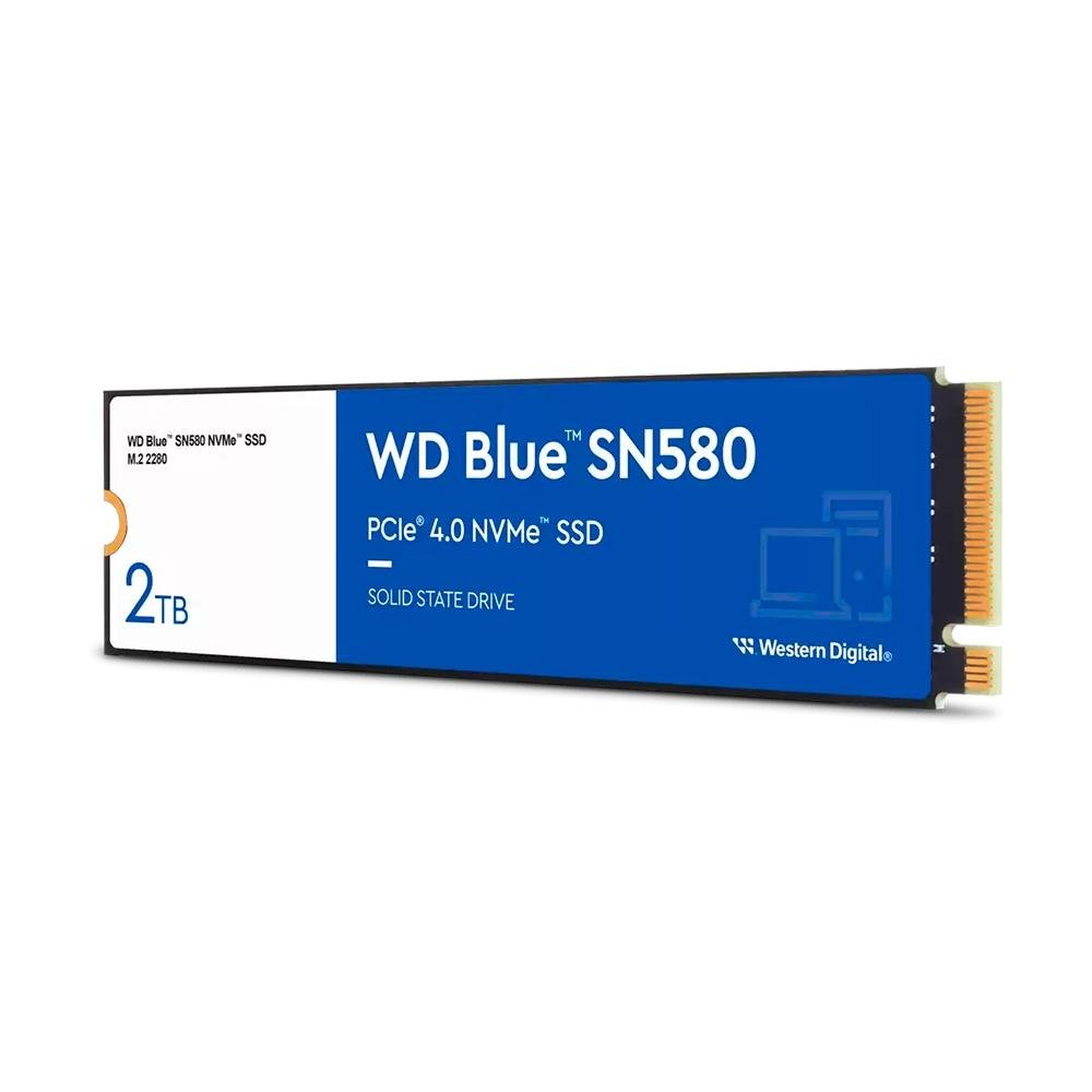 SSD 2TB WD Blue SN580 NVMe, M.2 PCle Gen4 | KaBuM!