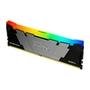 Memória RAM Kingston Fury Renegade, RGB, 32GB, DDR4, (2x16GB), 3200MHz, CL16, Preto - KF432C16RB12AK2/32