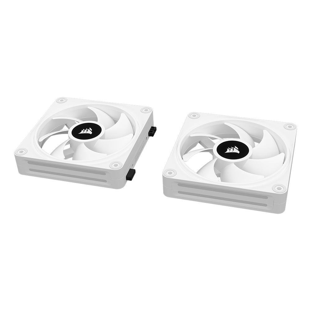 CORSAIR QX120mm RGBファン 3個セット ホワイト Kit Cooler FAN 3 Un Corsair QX120 | KaBuM!