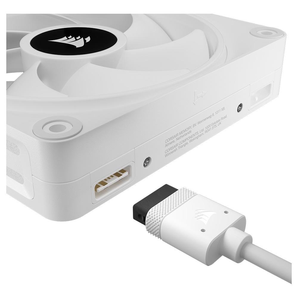 Corsair QX120 RGB ファン 3個セット ホワイト② CORSAIR QX120 RGBファン3個セット