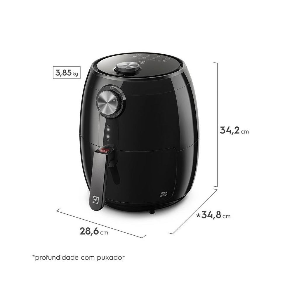 Fritadeira Air Fryer Sem Óleo Electrolux EAF15, 3.2L, 1400W, 127V Fritadeira Air Fryer Sem Óleo Electrolux EAF15, 3.2L, 1400W, 127V