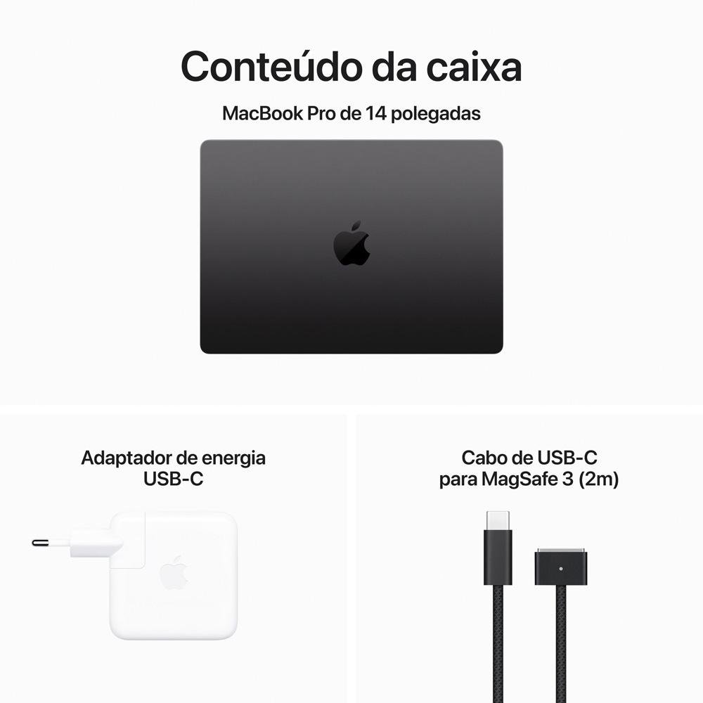 Notebook MacBook Pro Apple Tela Retina 14 | KaBuM!
