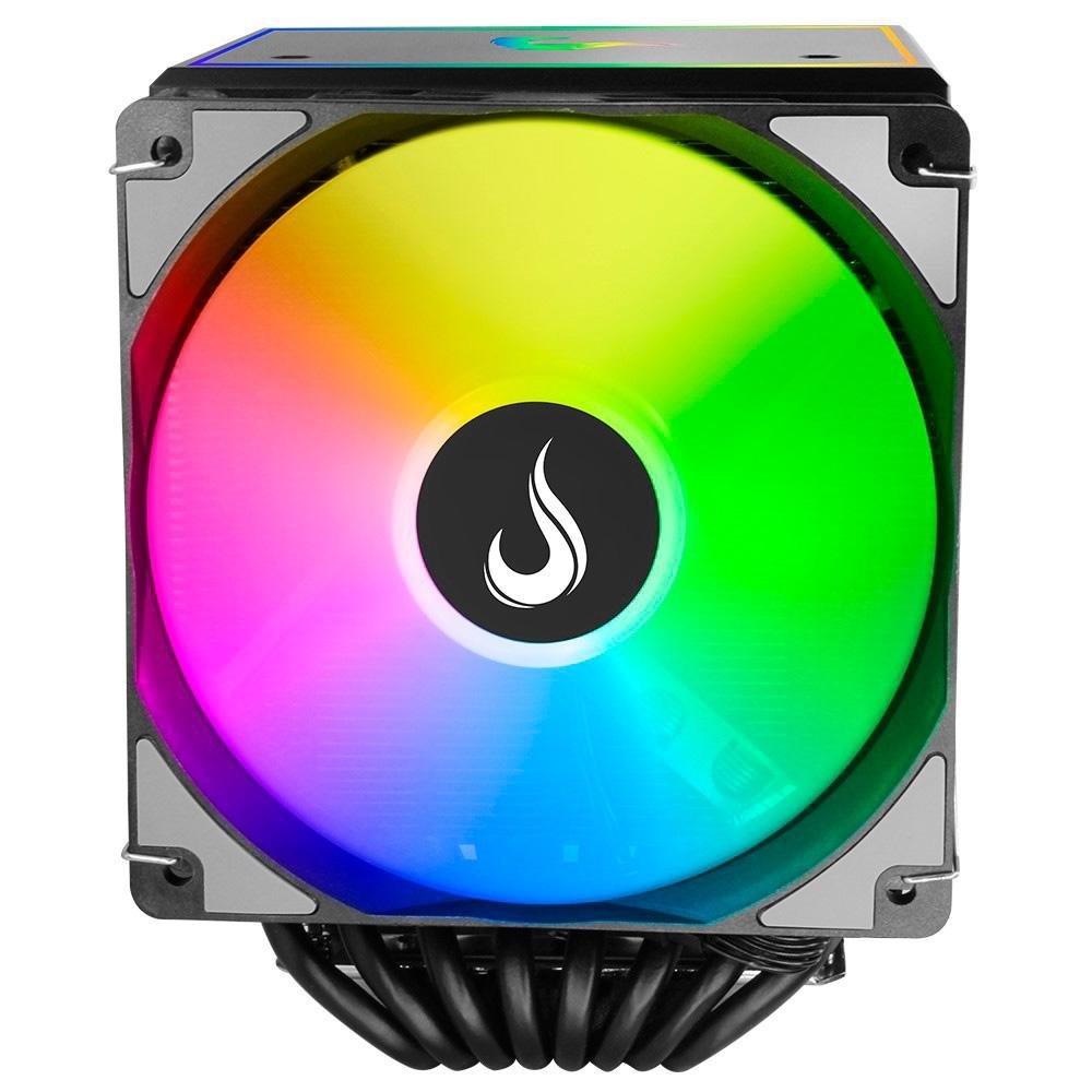Air Cooler Gamer Rise Mode Storm 8 Black, ARGB, AMD/Intel, 120mm, Preto - RM-ACST-ARGB-B