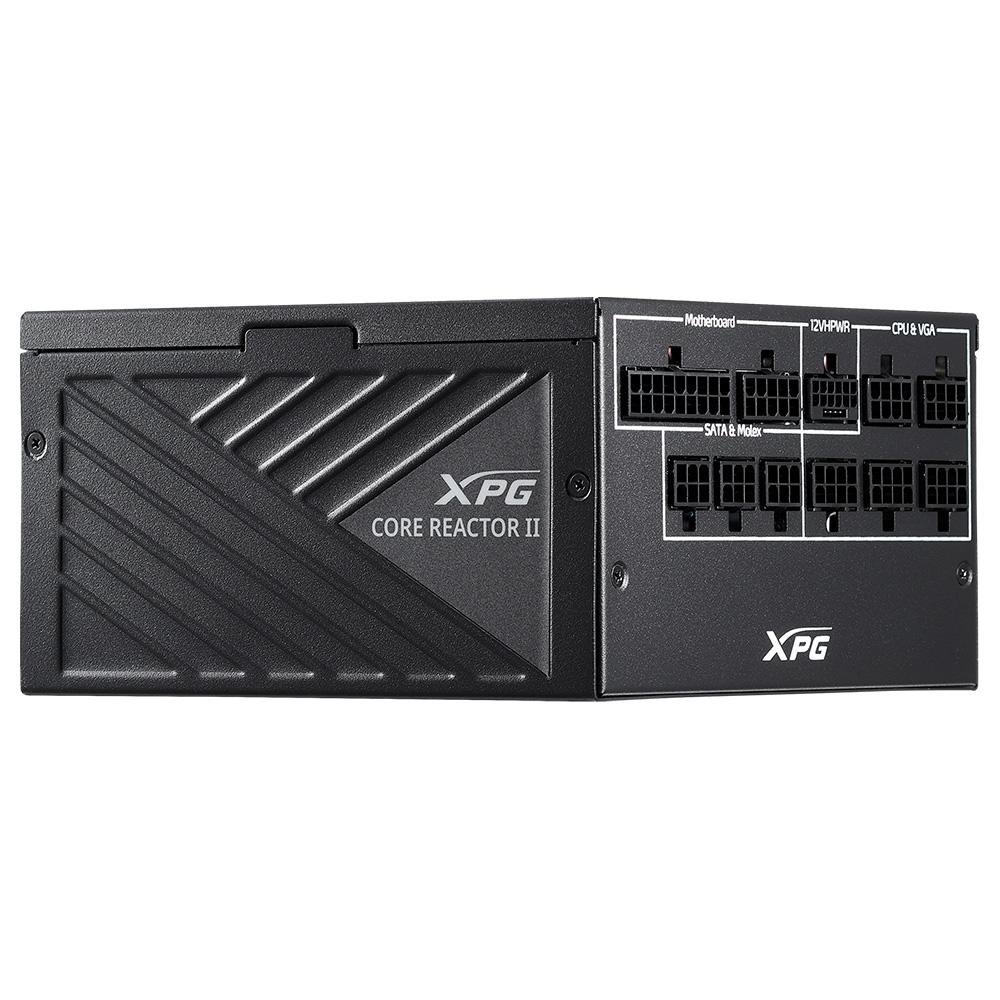 Fonte XPG Core Reactor II 1200G-BKCBR, 1200W, 80 Plus Gold, Modular, PFC Ativo - 75261222 Fonte XPG Core Reactor II 1200G-BKCBR, 1200W, 80 Plus Gold, Modular, PFC Ativo - 75261222