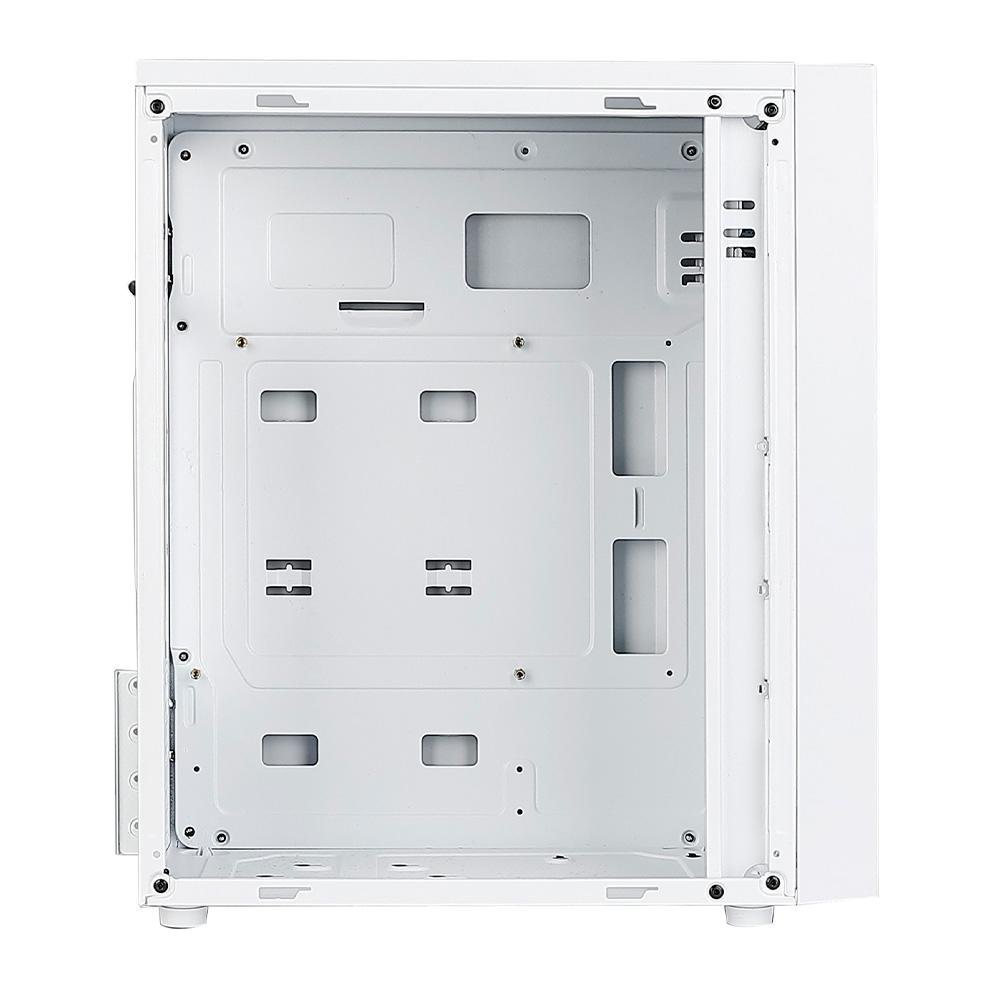 Gabinete Office Rise Mode X1 White, Mini Tower, M-ATX, Sem FANs, Branco - RM-GA-OFX1-FW
