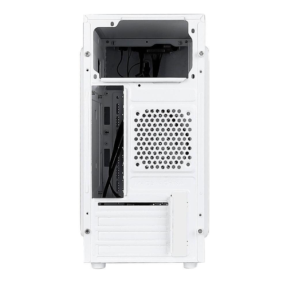 Gabinete Office Rise Mode X1 White, Mini Tower, M-ATX, Sem FANs, Branco - RM-GA-OFX1-FW