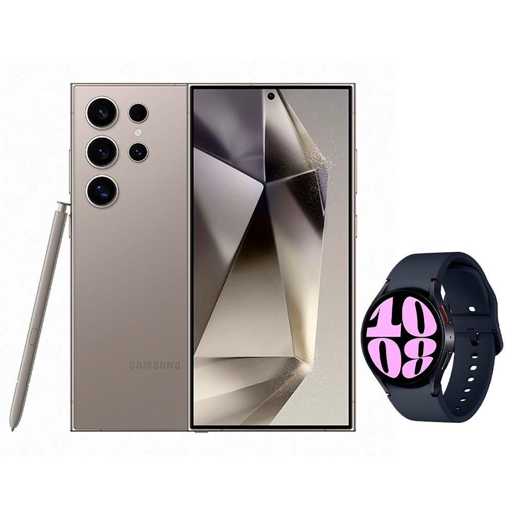 Kit Samsung Galaxy S24 Ultra + Watch6 BT | KaBuM!