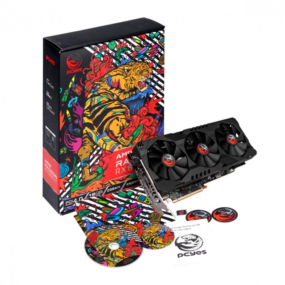 トクトク Placa de Vídeo RX 6800XT Graffiti Series | KaBuM!