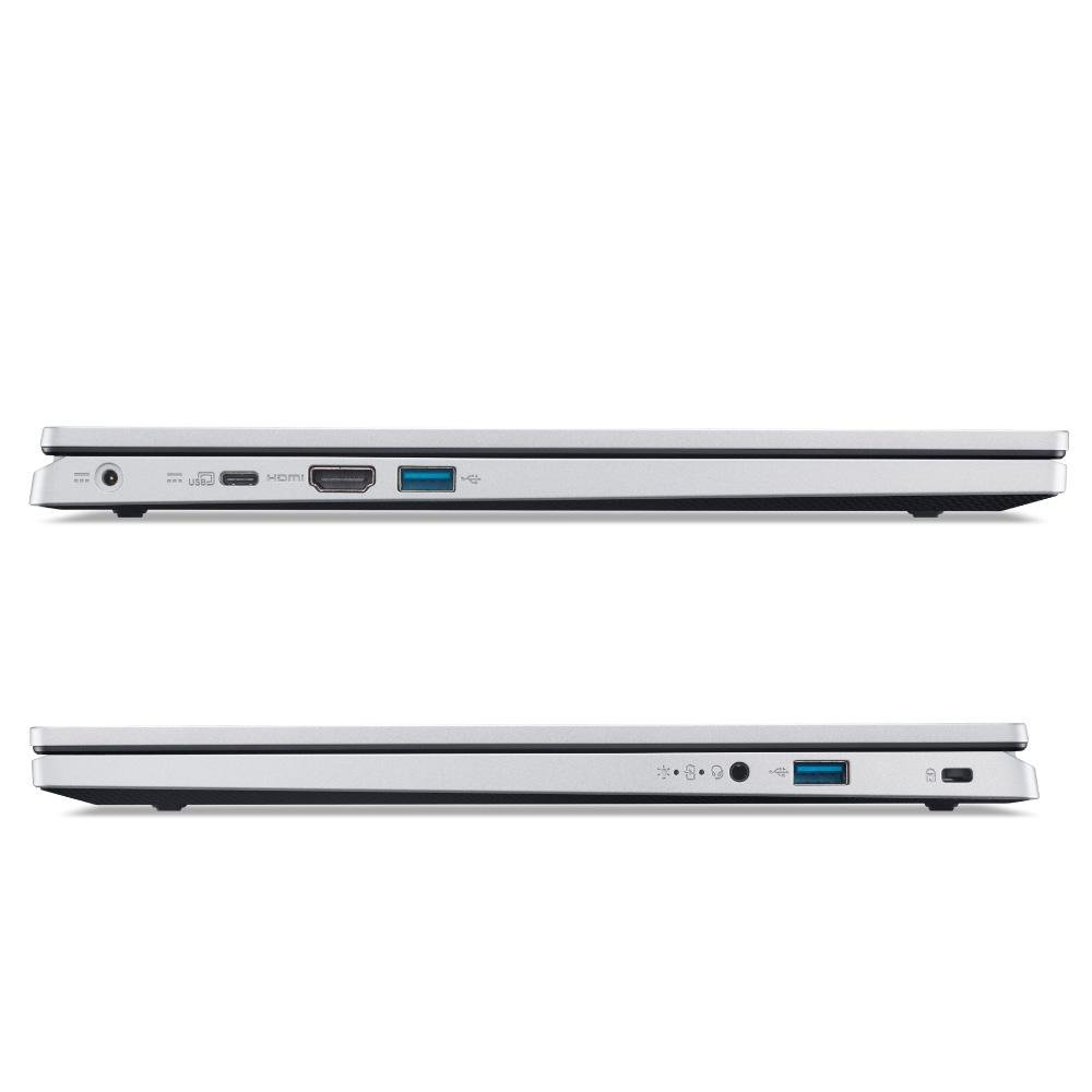 Notebook Acer Aspire 3 AMD Ryzen 5-7520U, 16GB RAM, SSD 512GB, 15.6" HD, AMD Radeon Graphics, Linux Gutta, Prata - A315-24P-R3CQ