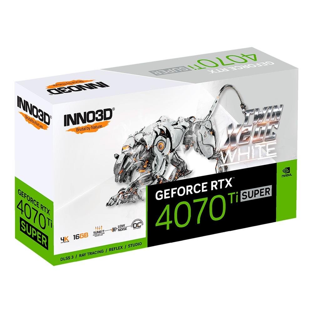 グラフィックボード・グラボ・ビデオカード NVIDIA GeForce RTX4070 ti super (inno3D) Placa de Vídeo RTX 4070 TI Super Twin X2 | KaBuM!