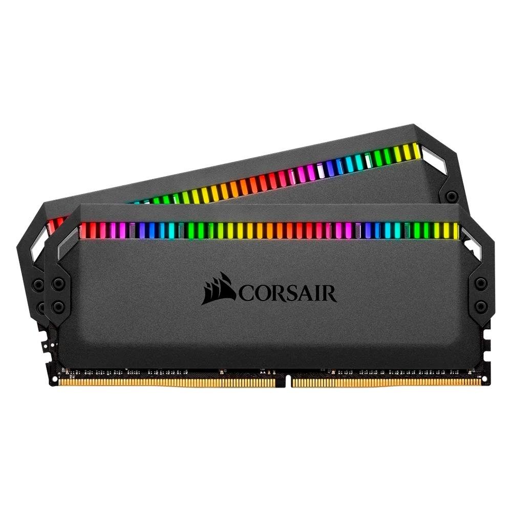 CORSAIRDOMINATORPLATINUM RGB DDR4 64GB❗️ Memória Corsair Dominator Platinum RGB | KaBuM!