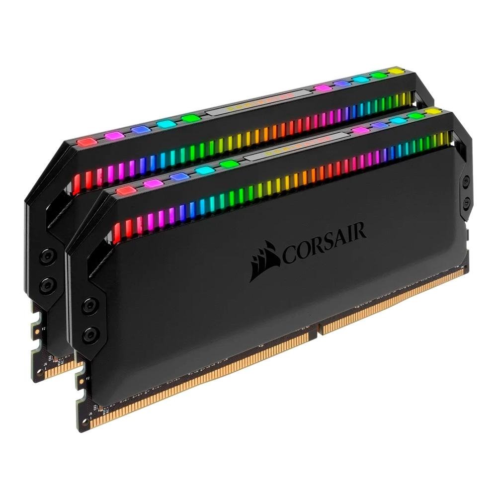 CORSAIRDOMINATORPLATINUM RGB DDR4 64GB❗️ Memória Corsair Dominator Platinum RGB | KaBuM!