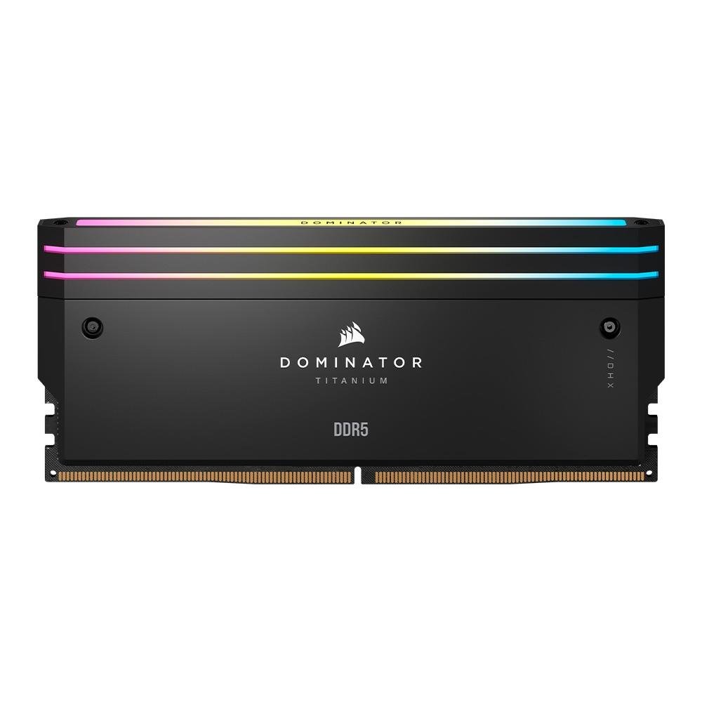 Memória RAM Corsair Dominator Titanium RGB, 48GB (2x24GB), 6000MHz, DDR5, CL30, Otimizado Intel XMP, Preto - CMP48GX5M2B6000C30