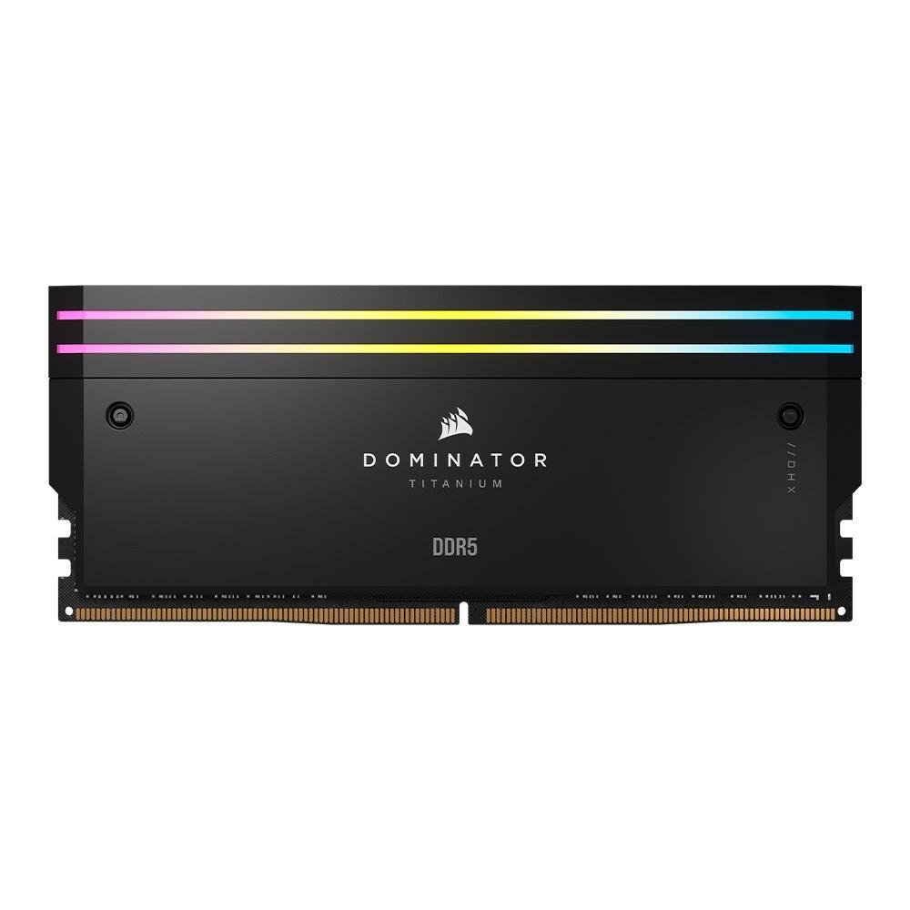 Memória RAM Corsair Dominator Titanium RGB, 48GB (2x24GB), 6000MHz, DDR5, CL30, Otimizado Intel XMP, Preto - CMP48GX5M2B6000C30