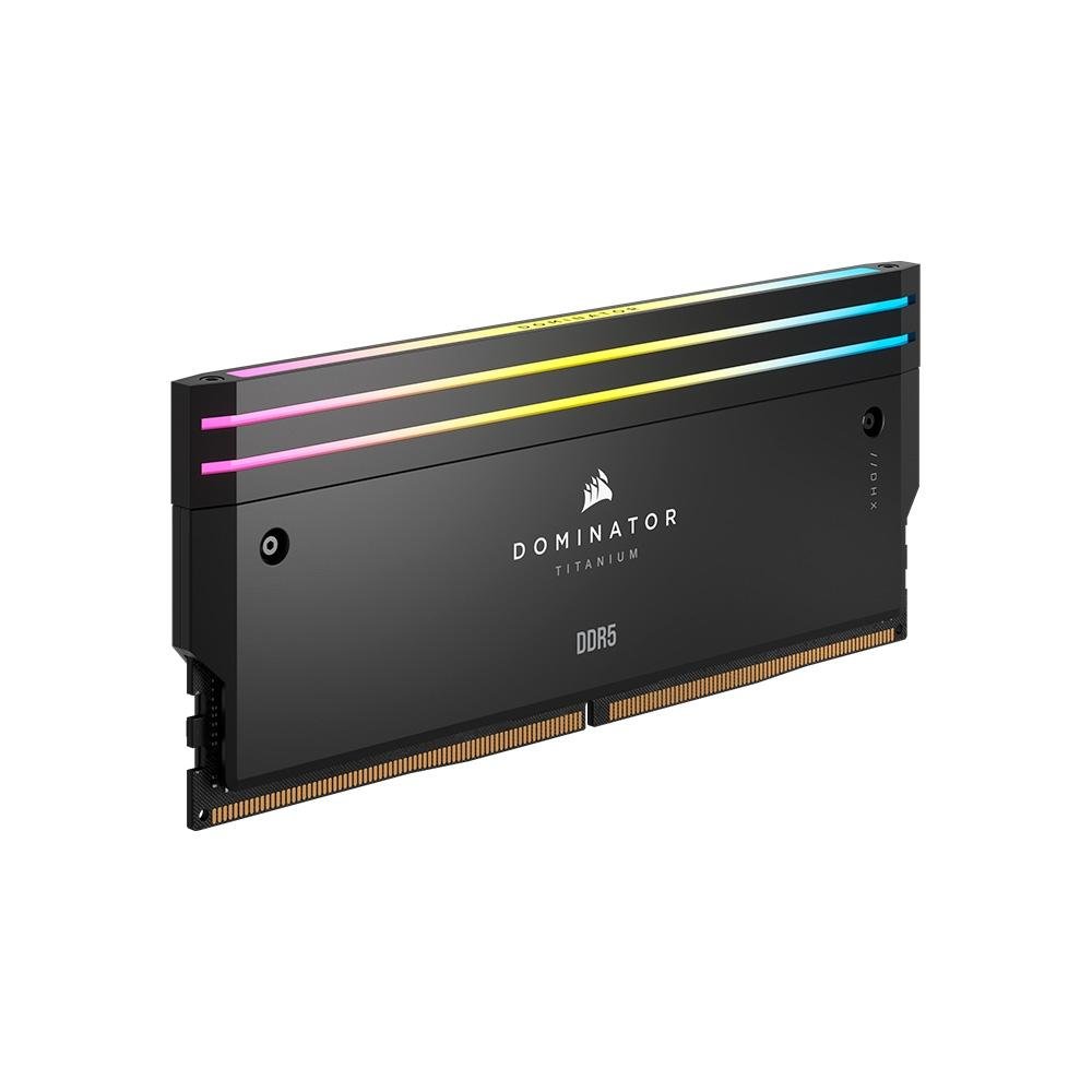 Memória RAM Corsair Dominator Titanium RGB, 48GB (2x24GB), 6000MHz, DDR5, CL30, Otimizado Intel XMP, Preto - CMP48GX5M2B6000C30