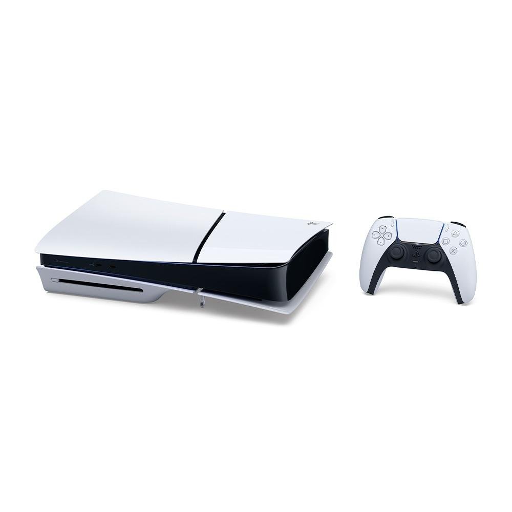 Console PlayStation 5 Slim Sony, SSD 1TB, Com Controle Sem Fio DualSense, Branco + 2 Jogos - 1000038899