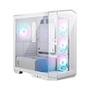 Gabinete Gamer MSI MAG Pano M100R PZ White, Mini Tower, Lateral em Vidro, 4x FANs ARGB, M-ATX, Branco - 306-7G24W21-809