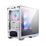 Gabinete Gamer MSI MAG Pano M100R PZ White, Mini Tower, Lateral em Vidro, 4x FANs ARGB, M-ATX, Branco - 306-7G24W21-809