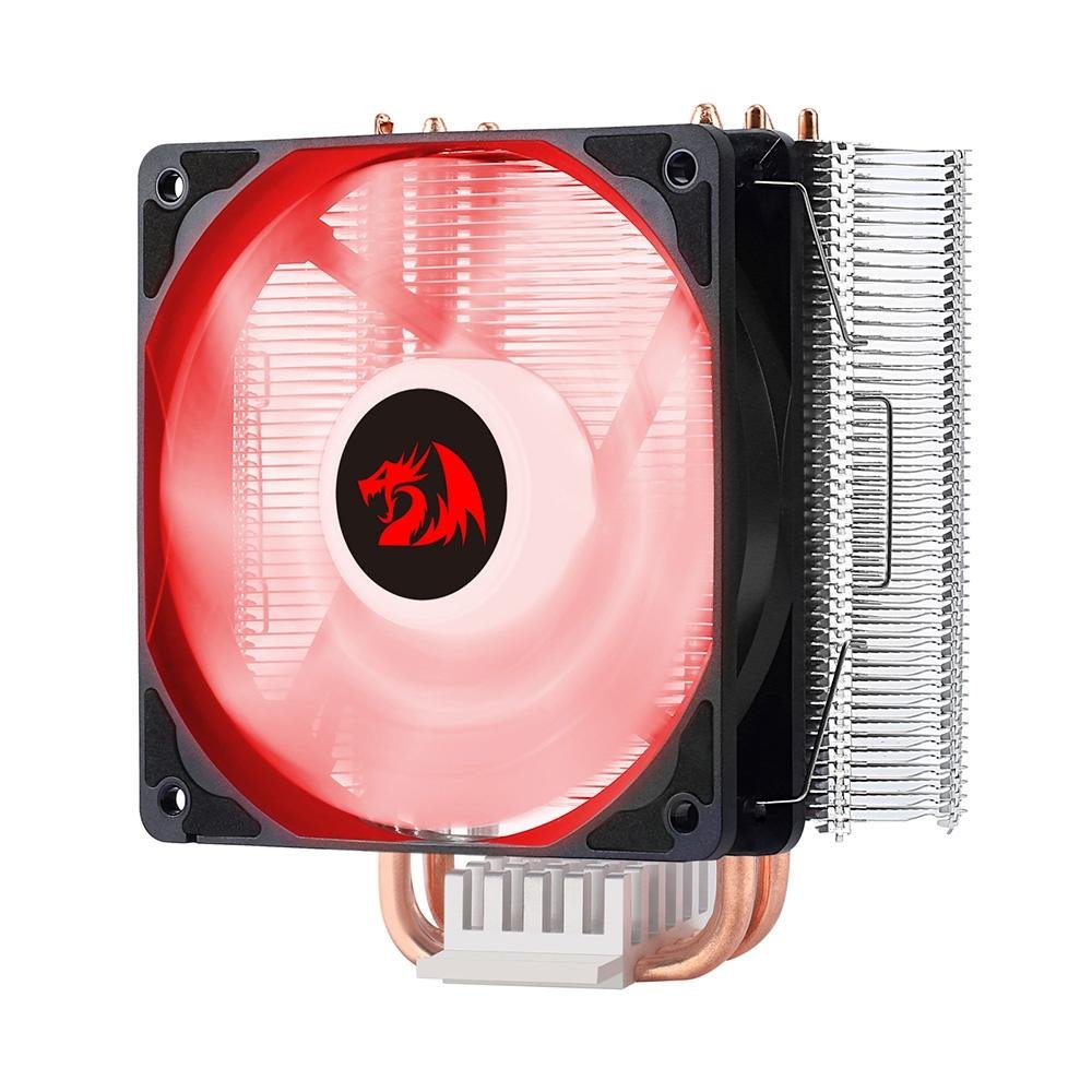Air Cooler Redragon Buri CC-1055R, LED Vermelho, AMD/Intel, 120mm, Preto - CC-1055R Air Cooler Redragon Buri CC-1055R, LED Vermelho, AMD/Intel, 120mm, Preto - CC-1055R