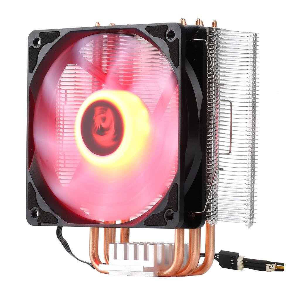 Air Cooler Redragon Buri CC-1055R, LED Vermelho, AMD/Intel, 120mm, Preto - CC-1055R Air Cooler Redragon Buri CC-1055R, LED Vermelho, AMD/Intel, 120mm, Preto - CC-1055R