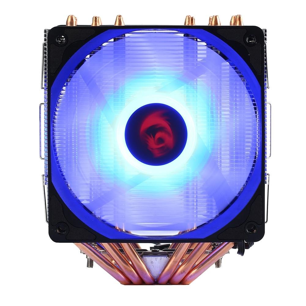 Air Cooler Redragon Rind CC-1054-RGB, RGB, AMD/Intel, 120mm, Preto - CC-1054-RGB