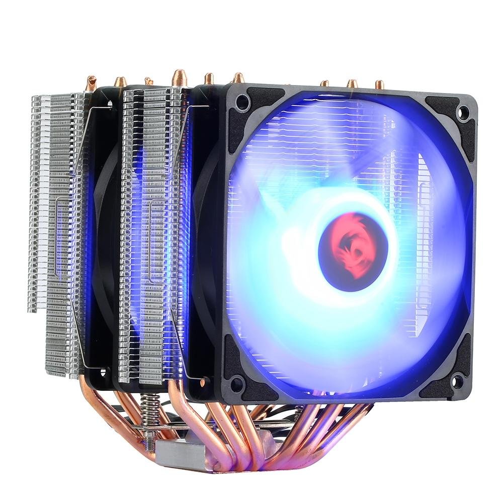 Air Cooler Redragon Rind CC-1054-RGB, RGB, AMD/Intel, 120mm, Preto - CC-1054-RGB
