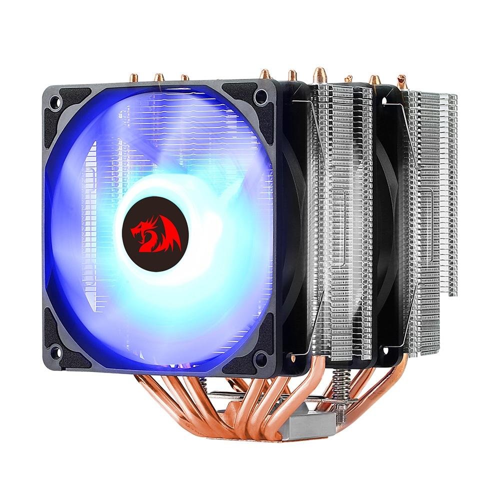 Air Cooler Redragon Rind CC-1054-RGB, RGB, AMD/Intel, 120mm, Preto - CC-1054-RGB