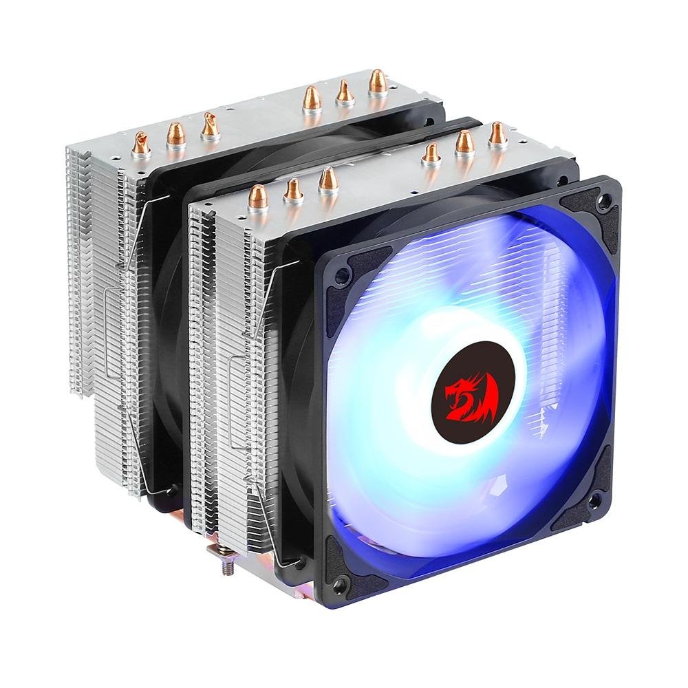 Air Cooler Redragon Rind CC-1054-RGB, RGB, AMD/Intel, 120mm, Preto - CC-1054-RGB