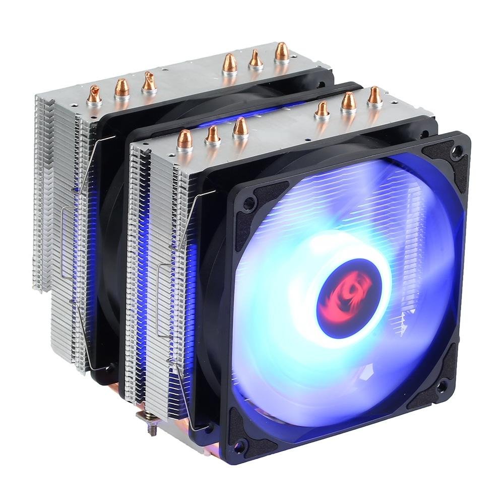 Air Cooler Redragon Rind CC-1054-RGB, RGB, AMD/Intel, 120mm, Preto - CC-1054-RGB