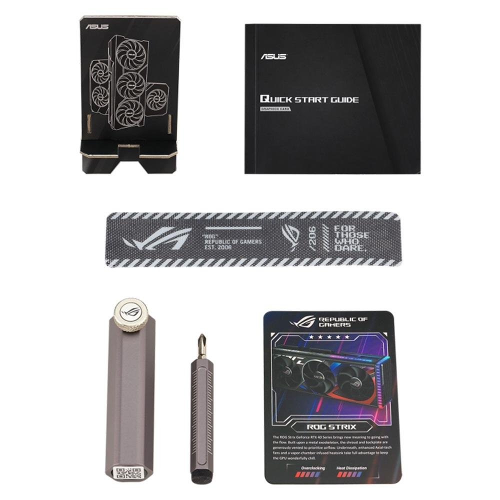 ASUS ROG STRIX RTX 4090 ブラック インテリア ROG Strix GeForce RTX® 4090 OC Edition 24GB GDDR6X | Placa de