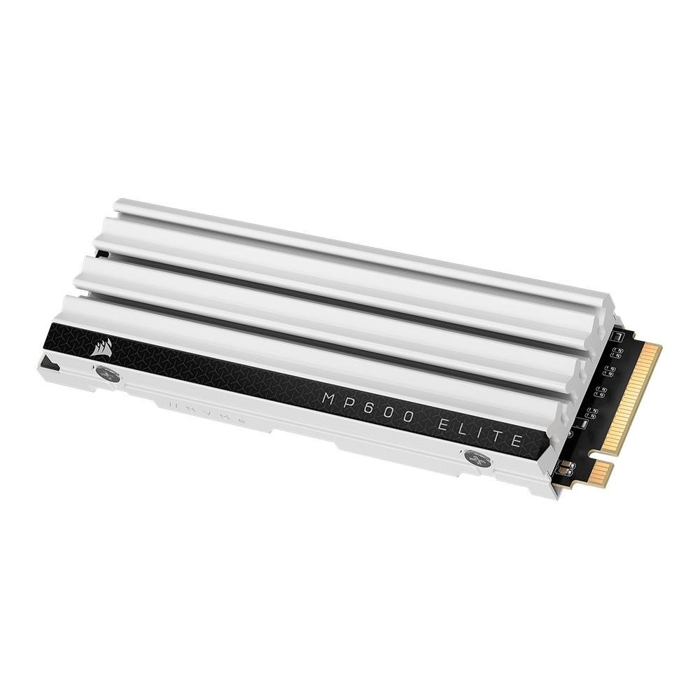 SSD Corsair MP600 Elite, 1TB, M.2 NVMe, Leitura 7000MB/s e Gravação 6200MB/s, Para PS5, Branco - CSSD-F1000GBMP600ECS SSD Corsair MP600 Elite, 1TB, M.2 NVMe, Leitura 7000MB/s e Gravação 6200MB/s, Para PS5, Branco - CSSD-F1000GBMP600ECS