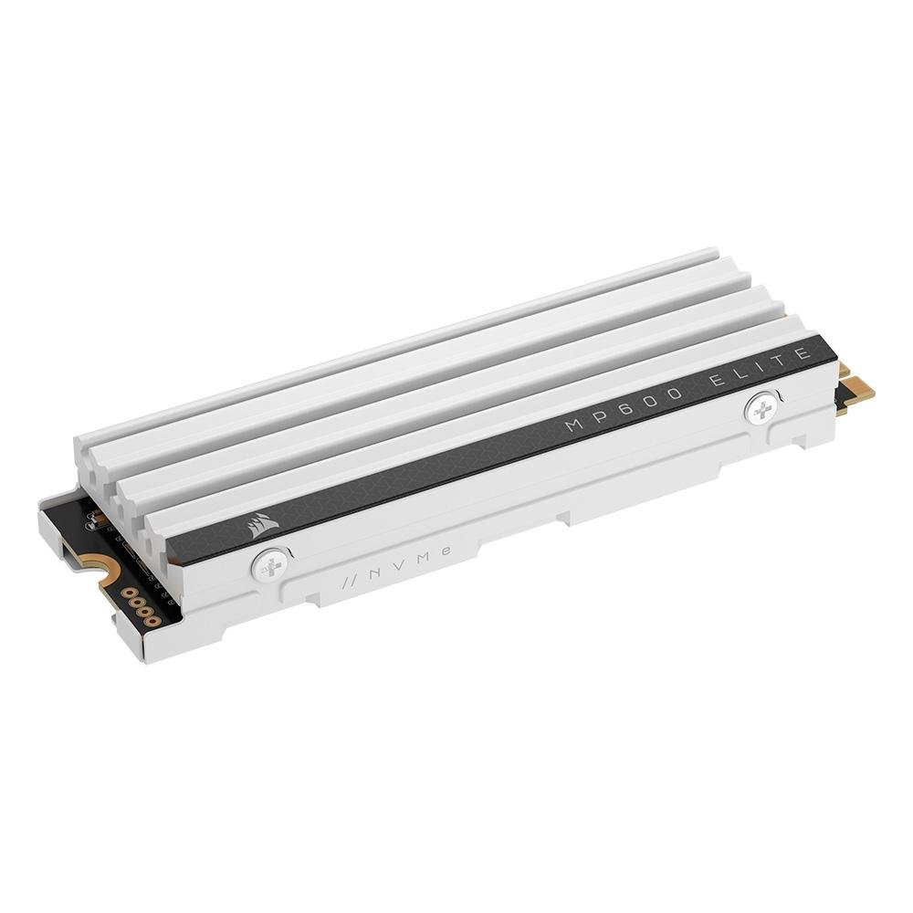 SSD Corsair MP600 Elite, 1TB, M.2 NVMe, Leitura 7000MB/s e Gravação 6200MB/s, Para PS5, Branco - CSSD-F1000GBMP600ECS SSD Corsair MP600 Elite, 1TB, M.2 NVMe, Leitura 7000MB/s e Gravação 6200MB/s, Para PS5, Branco - CSSD-F1000GBMP600ECS