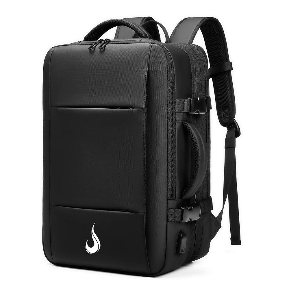 Mochila Gamer Rise Mode para Notebook até 15.6", Expansível, Style 02 Backpack, Preto - RM-BP-ST-02-B Mochila Gamer Rise Mode para Notebook até 15.6", Expansível, Style 02 Backpack, Preto - RM-BP-ST-02-B