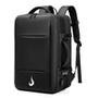 Mochila Gamer Rise Mode para Notebook até 15.6", Expansível, Style 02 Backpack, Preto - RM-BP-ST-02-B