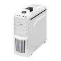 Gabinete Gamer PCYES mid-tower New Tiger Branco com 2 fans LED Azul Lateral em acrílico e suporte para headset- TIGERBCOAZ2FCA