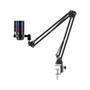 Microfone Gamer Rise Mode Elite 08 com Suporte de Mesa, RGB, USB-C, Preto - RM-ME-08-B