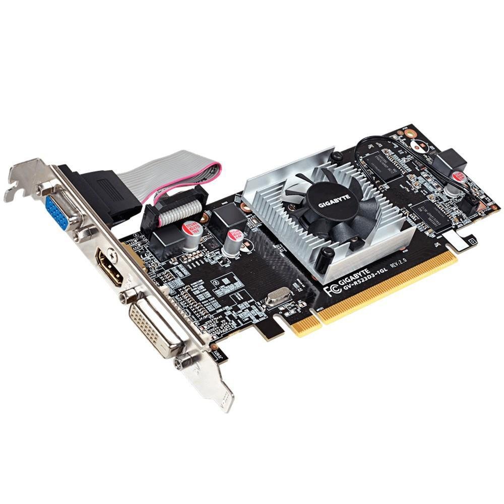 Placa de Vídeo Gigabyte AMD Radeon R5 230 1G, DDR3 - GV-R523D3-1GL (Rev 2.0) Placa de Vídeo Gigabyte AMD Radeon R5 230 1G, DDR3 - GV-R523D3-1GL (Rev 2.0)