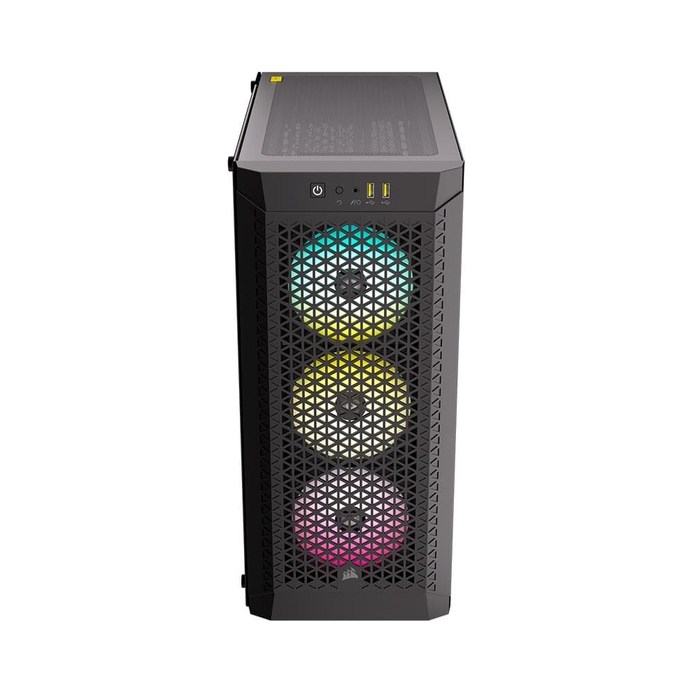 Gabinete Gamer Corsair 480T RGB Airflow Tempered Glass Mid-Tower, Preto - CC-9011272-WW