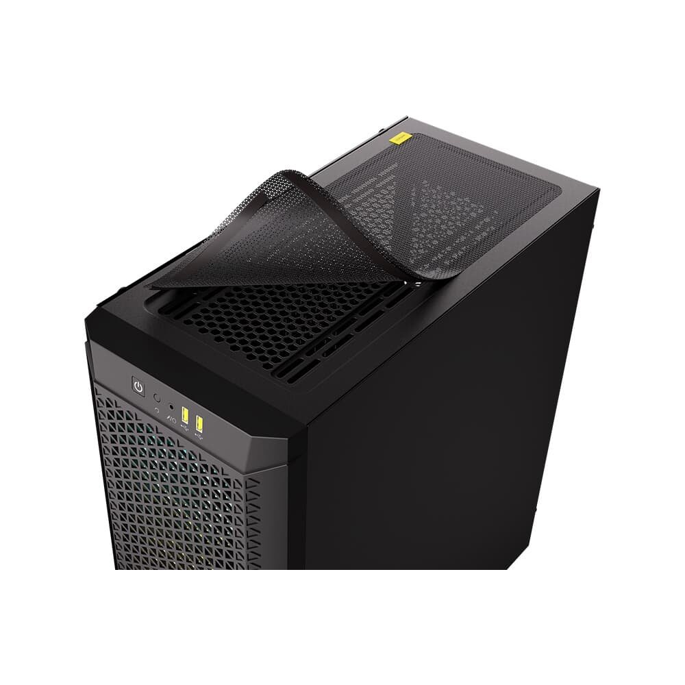 Gabinete Gamer Corsair 480T RGB Airflow Tempered Glass Mid-Tower, Preto - CC-9011272-WW
