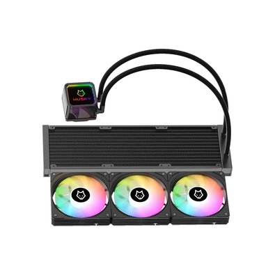 Water Cooler Husky Freezy, Iluminação ARGB, 360mm, AMD e Intel, Preto - HWT300PT