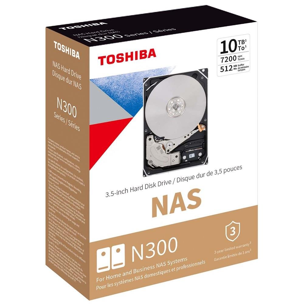 【未使用】内蔵 HDD 10TB TOSHIBA N300 HD Toshiba N300, 10TB, 7200 RPM | KaBuM!