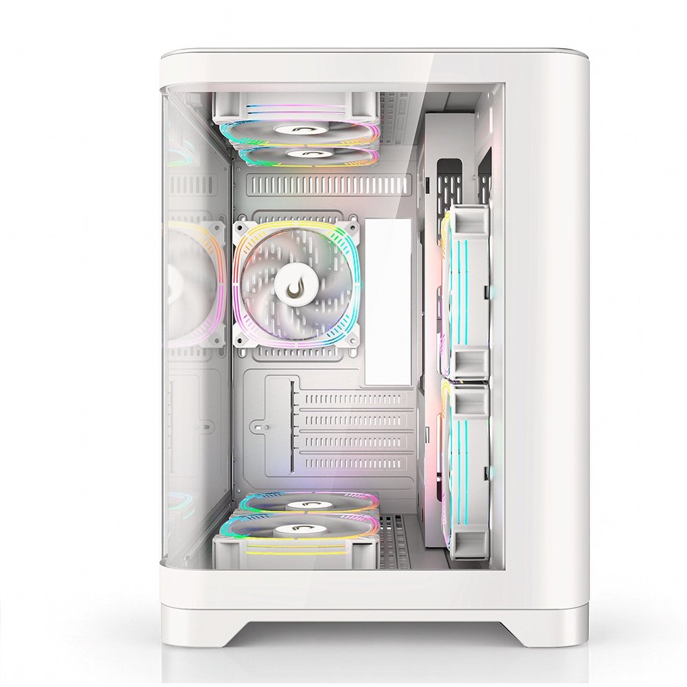 Gabinete Gamer Rise Mode Glass Curved | KaBuM!