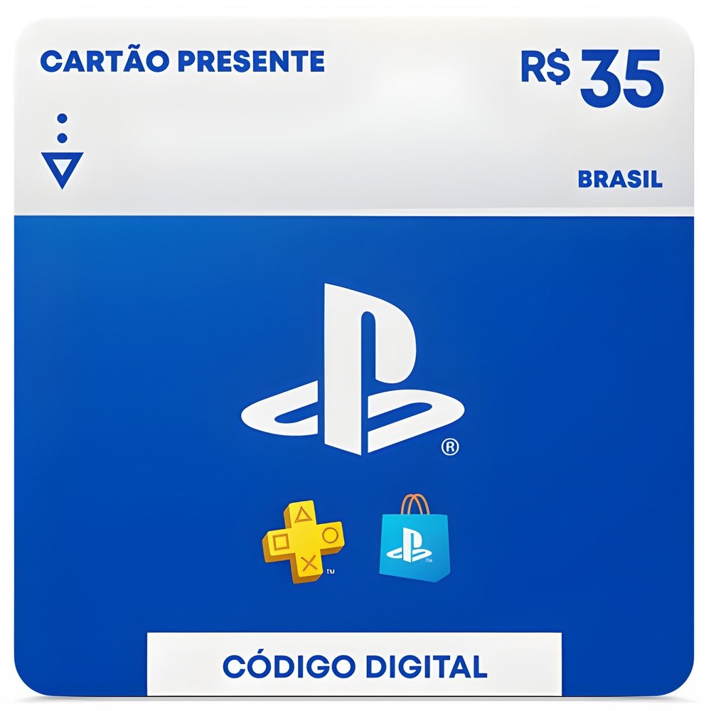 Gift Card PlayStation Store R$35 - Cartão Presente Digital [Exclusivo Brasil]